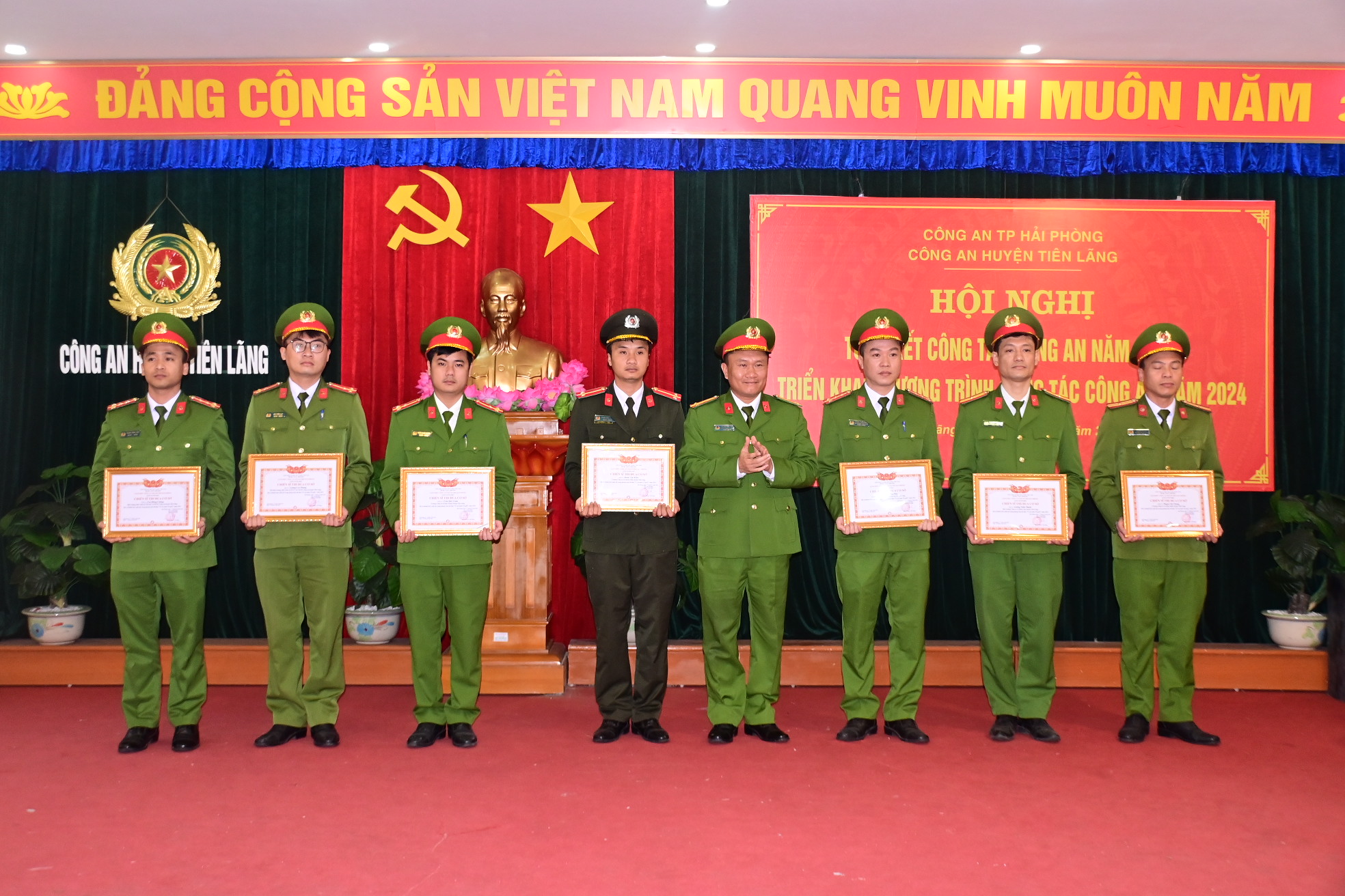 Công an huyện Tiên Lãng củng cố, kiện toàn 282 mô hình tự quản về ANTT